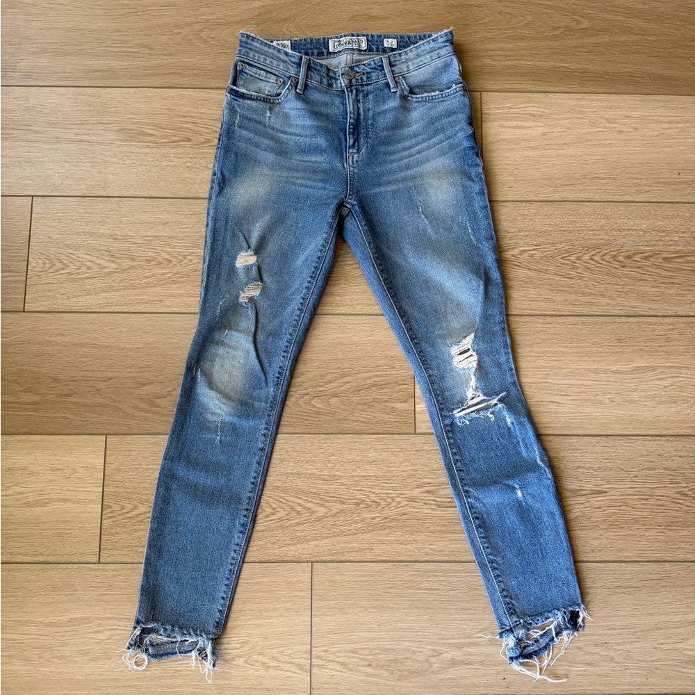 Lucky Brand Ava Distressed Skinny Jeans